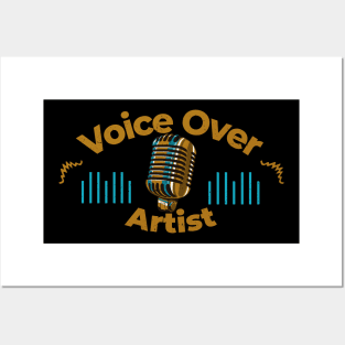 Voice Over Artist design 5 Posters and Art